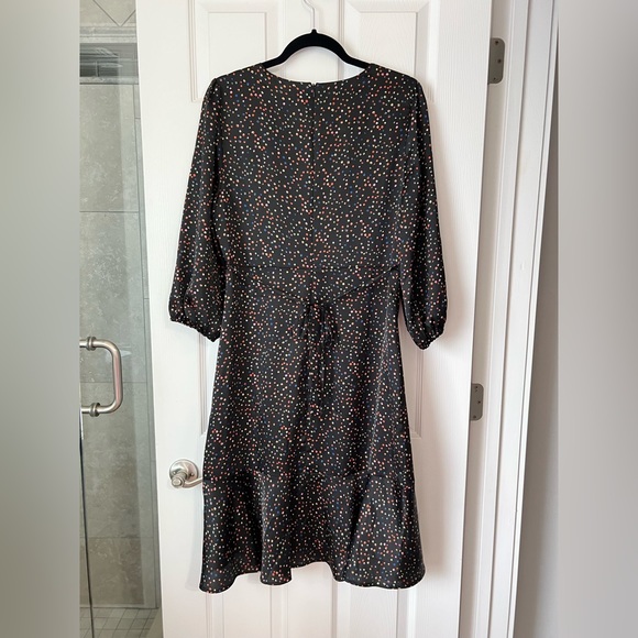 Sam Edelman black Dot Print Sheath Dress size 12 - Picture 7 of 8